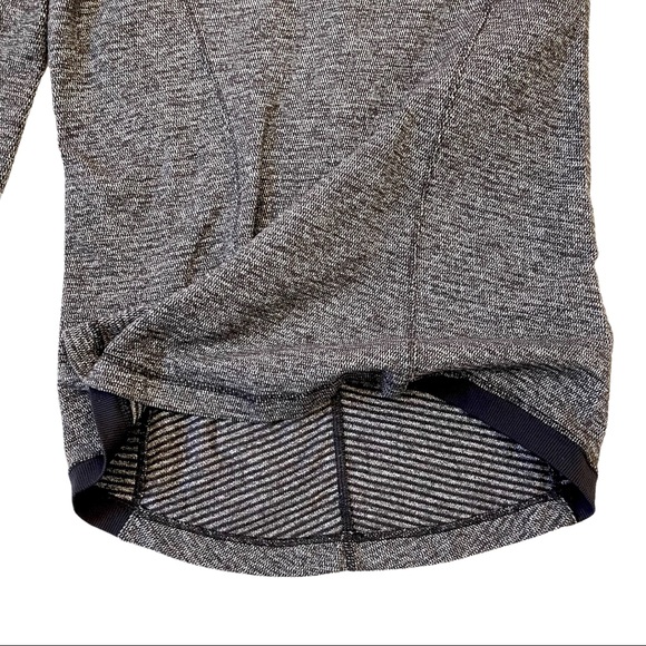 LULULEMON Black/ Gray Knit Pullover Top Sweatshirt - Picture 4 of 4